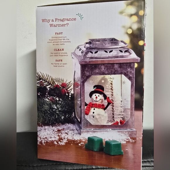 Scentsationals Snowman Lantern Limited Edition Wax Warmer Christmas, New - Picture 9 of 9